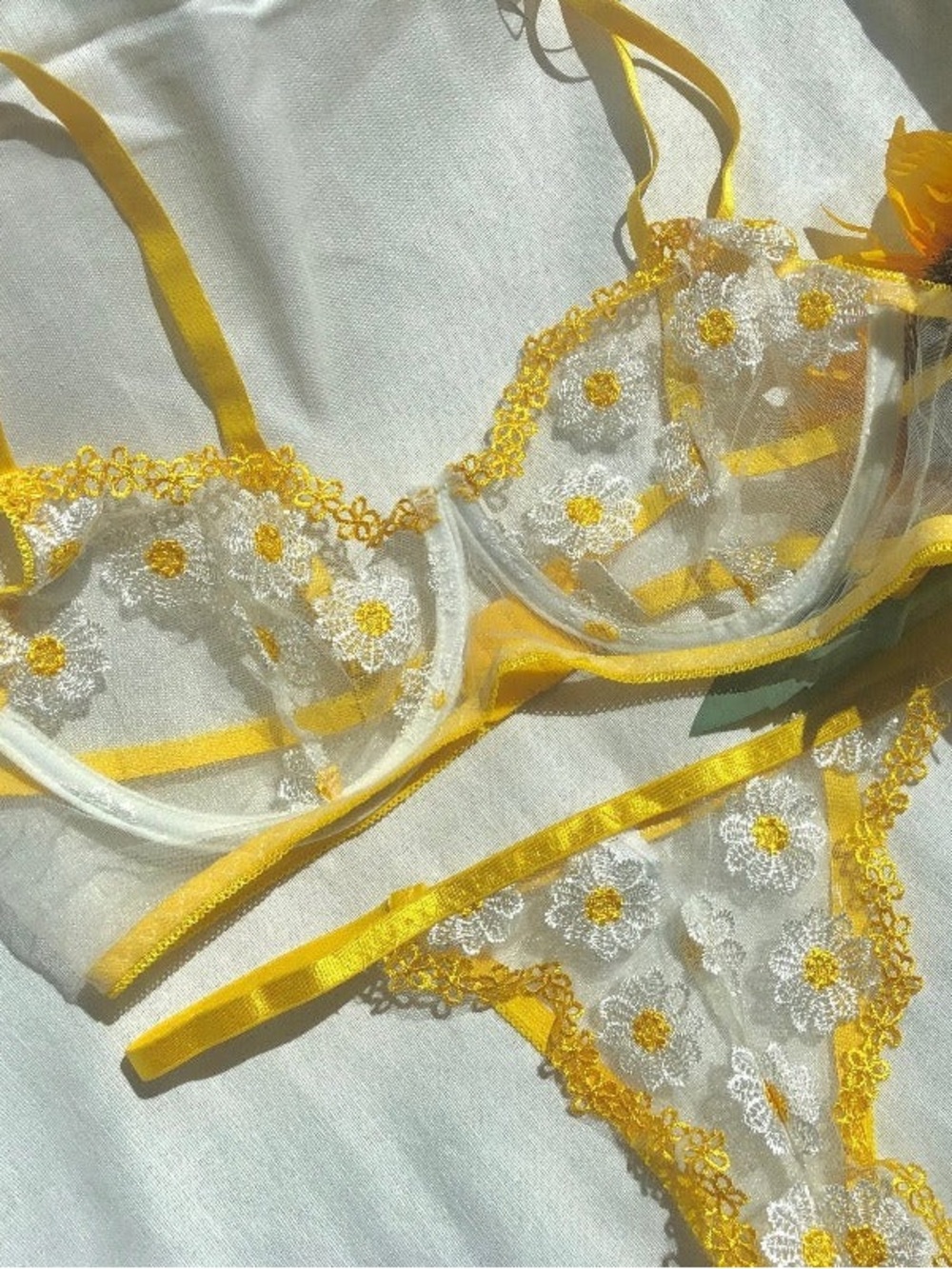NWOT Moxy Intimates Daisy Lingerie Set